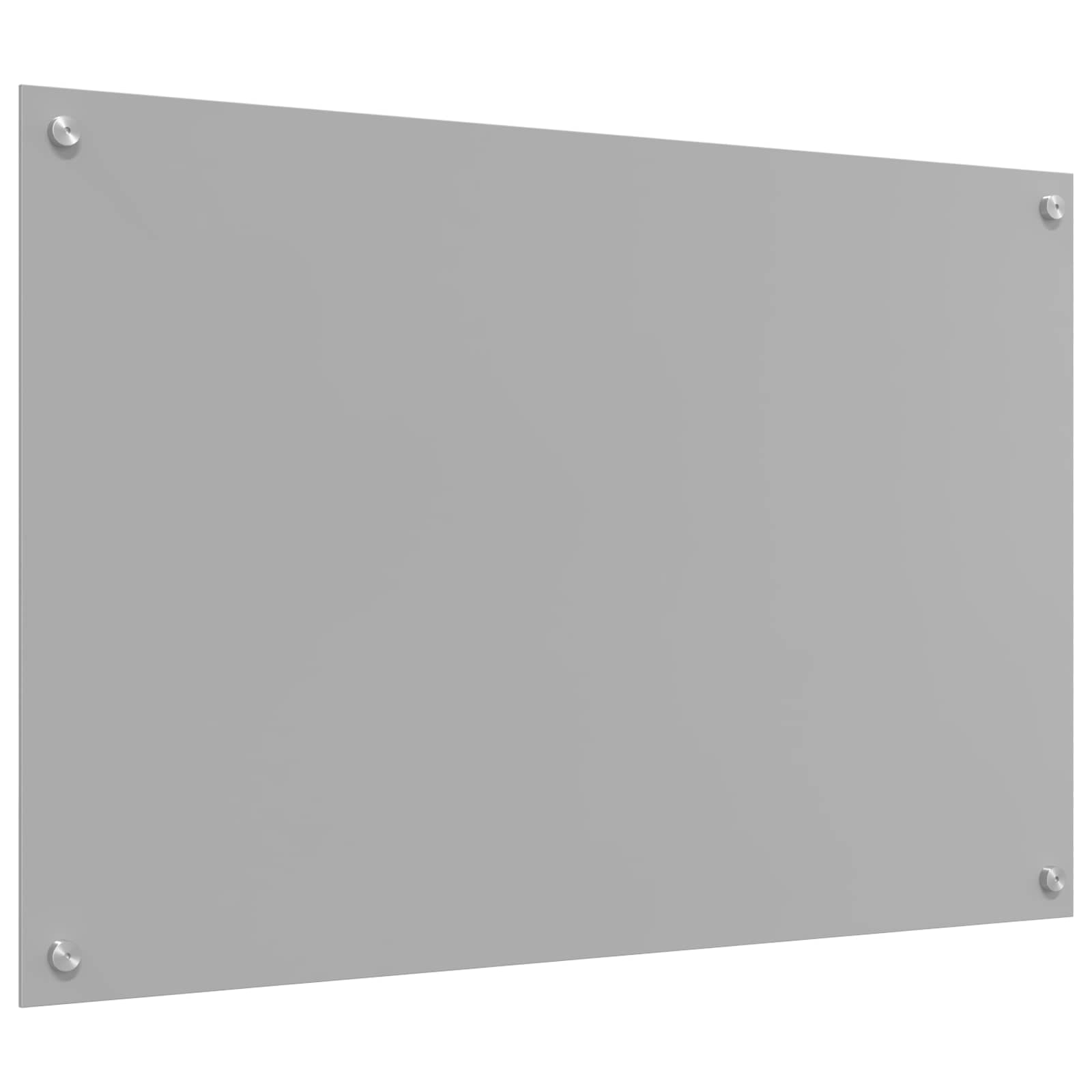 Πίσω Πάνελ Κουζίνας Ανοιχτό γκρι 90 x 60 cm σκληρυμένο γυαλί - Pakobazaar