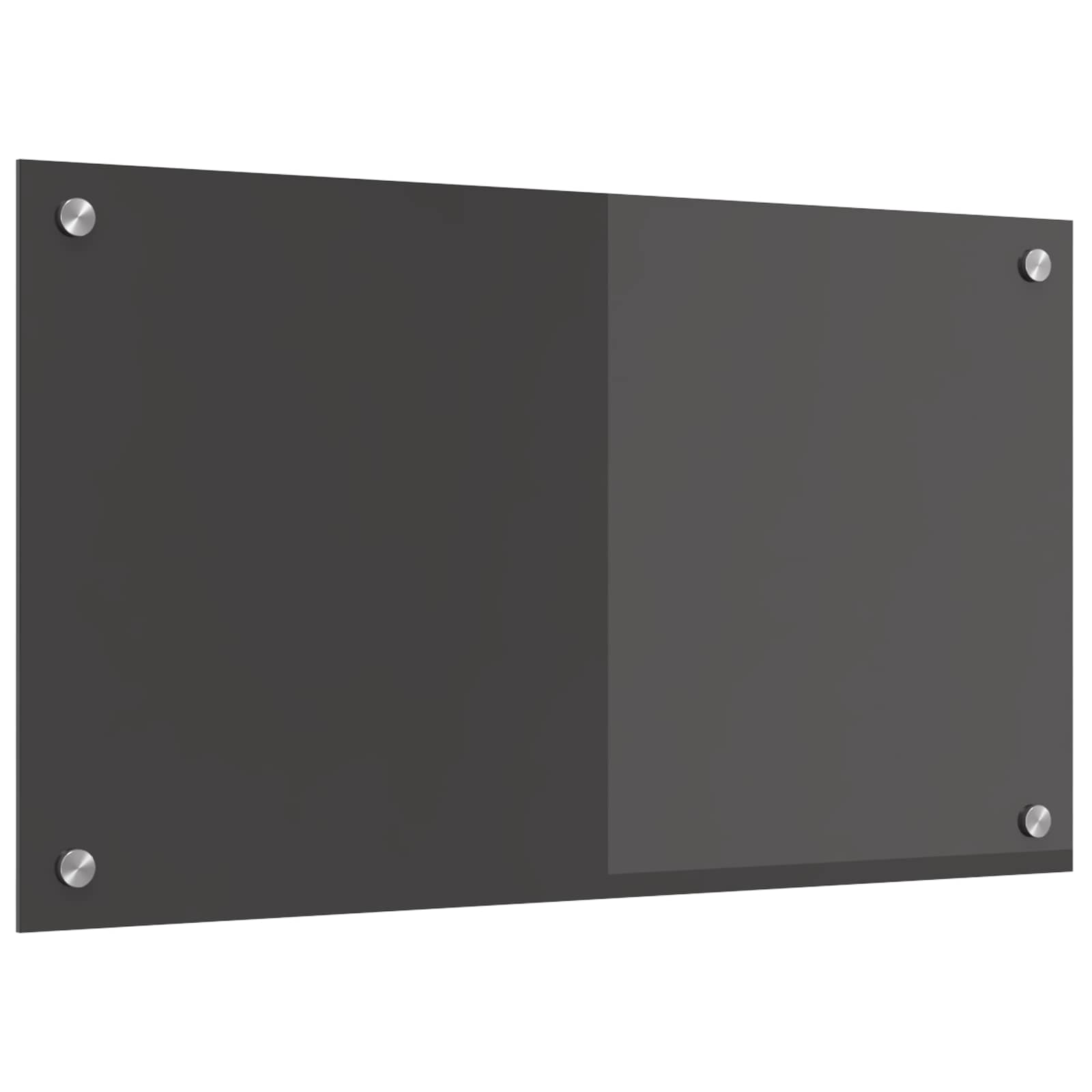Πλάτη κουζίνας Σκούρο Γκρι 70 x 40 cm σκληρυμένο γυαλί - Pakobazaar