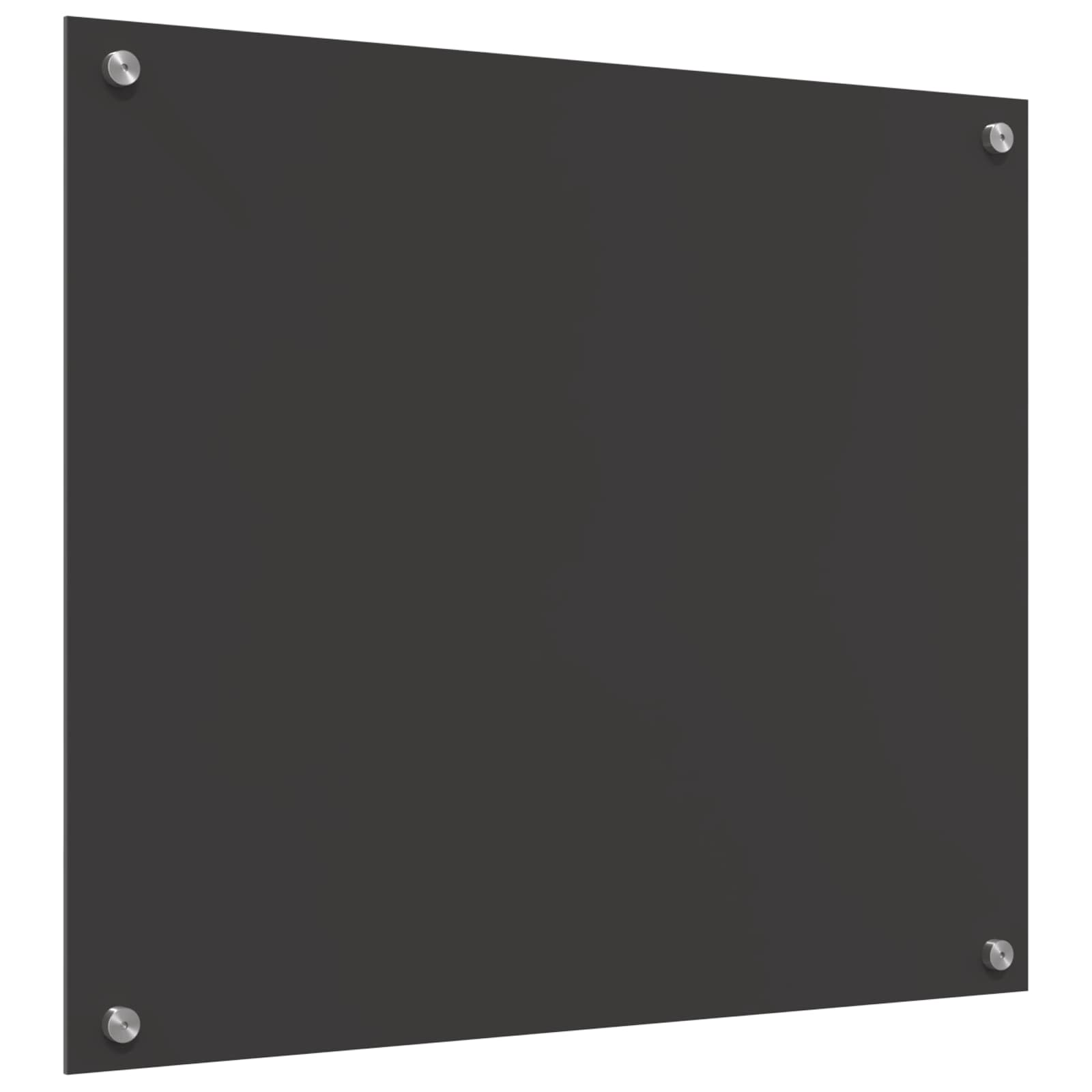 Πίσω Πάνελ Κουζίνας Σκούρο Γκρι 70 x 60 cm σκληρυμένο γυαλί - Pakobazaar