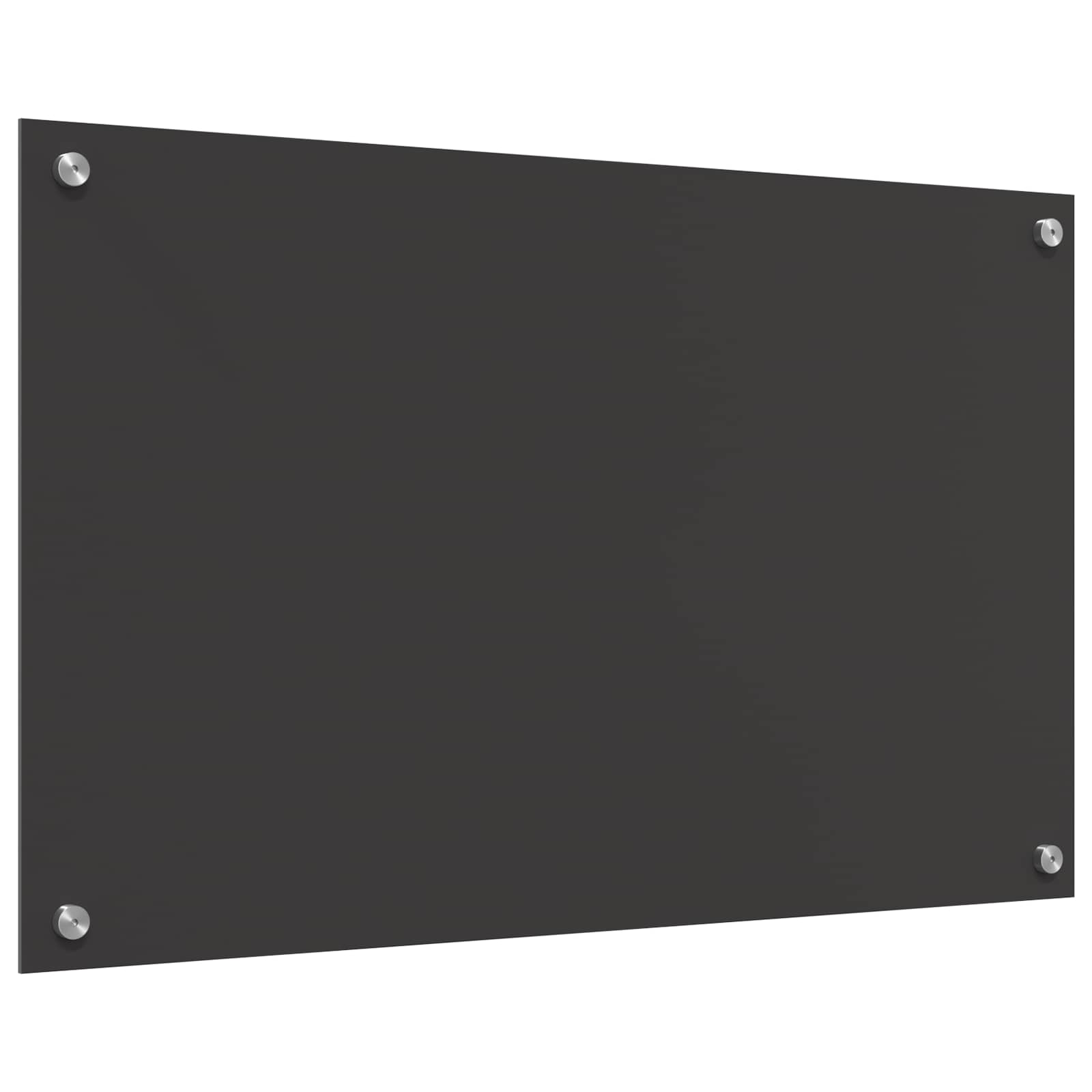 Πίσω Πάνελ Κουζίνας Σκούρο Γκρι 80 x 50 cm σκληρυμένο γυαλί - Pakobazaar