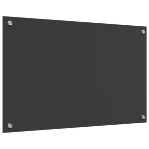 Πλάτη κουζίνας Σκούρο Γκρι 80 x 50 cm σκληρυμένο γυαλί - Pakobazaar