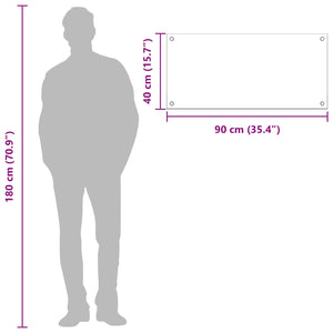 Πίσω Πάνελ Κουζίνας Σκούρο Γκρι 90 x 40 cm σκληρυμένο γυαλί - Pakobazaar
