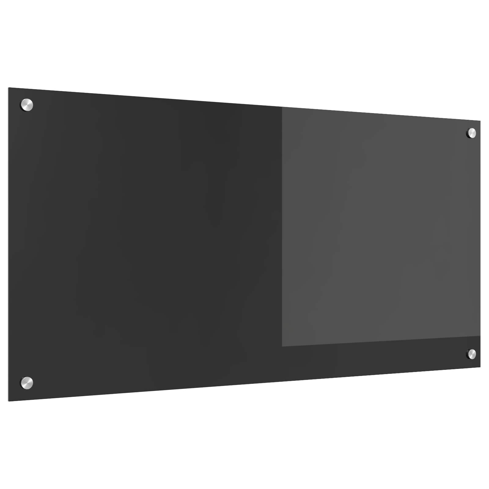 Πίσω Πάνελ Κουζίνας Σκούρο Γκρι 100 x 50 cm σκληρυμένο γυαλί - Pakobazaar