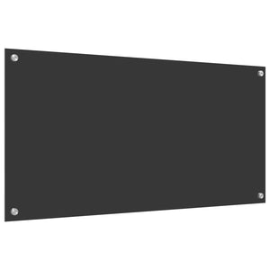 Πίσω Πάνελ Κουζίνας Σκούρο Γκρι 100 x 50 cm σκληρυμένο γυαλί - Pakobazaar