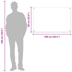 Πίσω Πάνελ Κουζίνας Σκούρο Γκρι 100 x 60 cm σκληρυμένο γυαλί - Pakobazaar