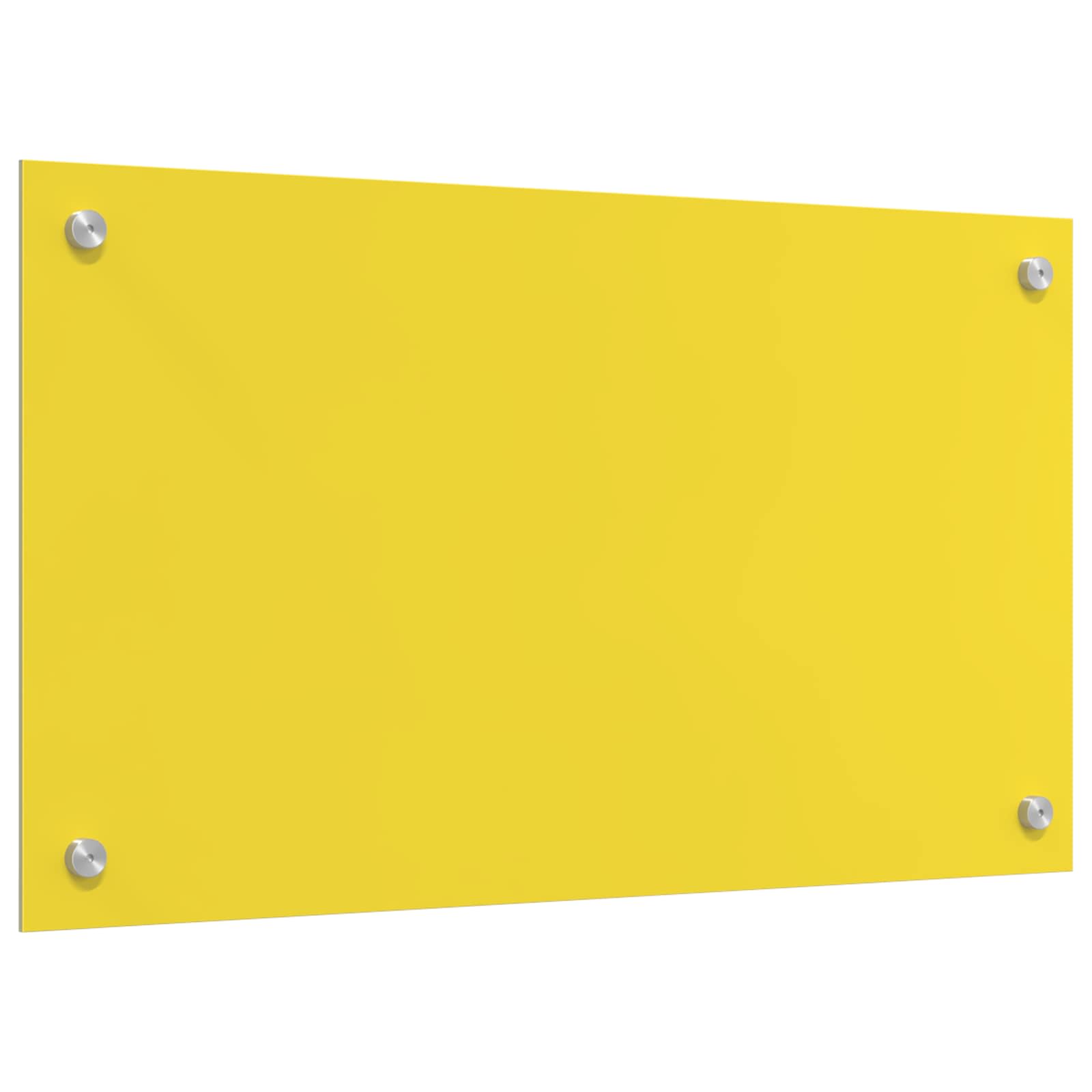 Πλάτη κουζίνας Κίτρινο 70 x 40 cm σκληρυμένο γυαλί