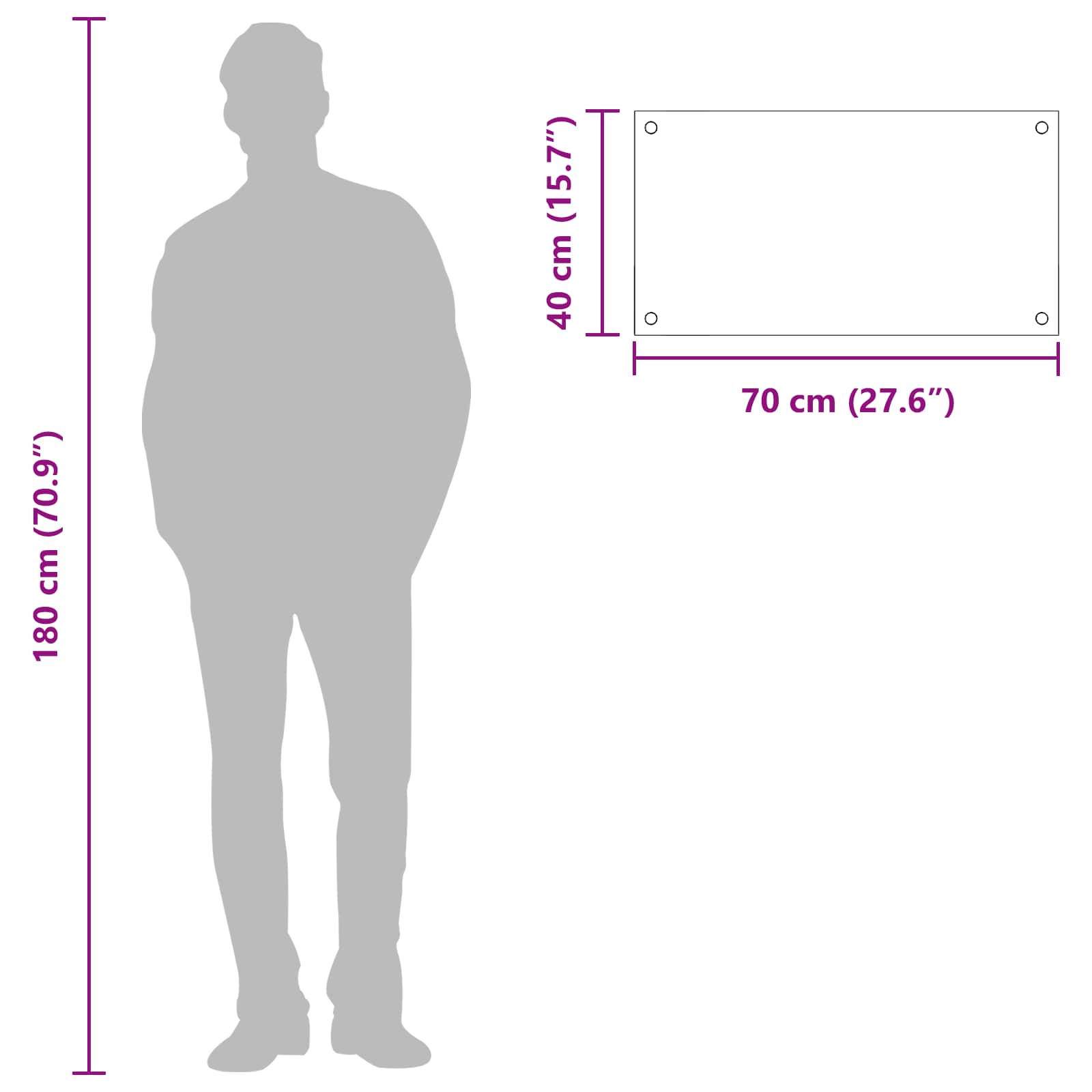 Πλάτη κουζίνας Κίτρινο 70 x 40 cm σκληρυμένο γυαλί