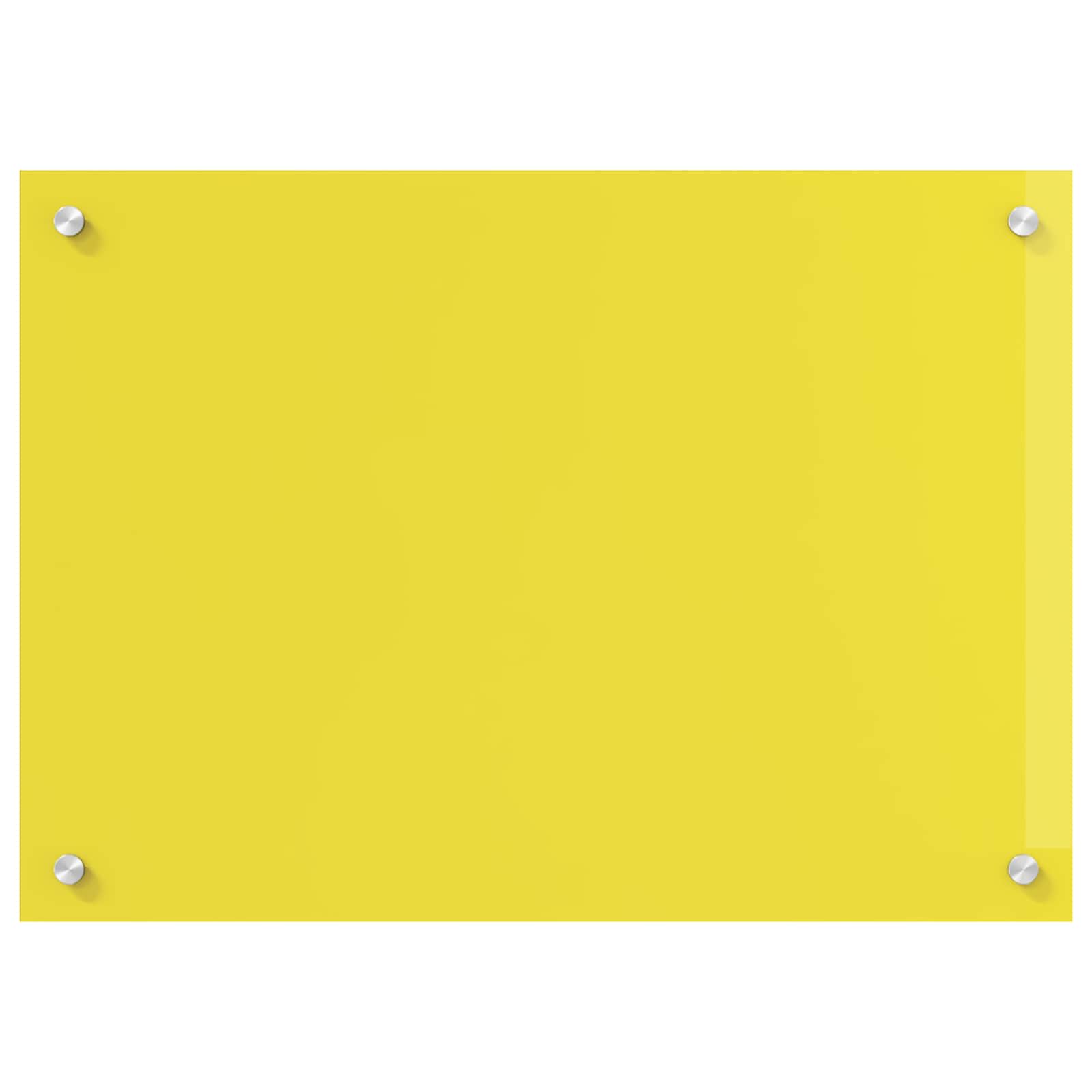 Πλάτη κουζίνας Κίτρινο 70 x 50 cm σκληρυμένο γυαλί - Pakobazaar