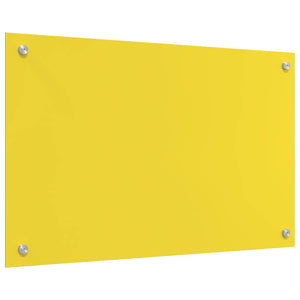 Πίσω Πάνελ Κουζίνας Κίτρινο 80 x 50 cm σκληρυμένο γυαλί - Pakobazaar