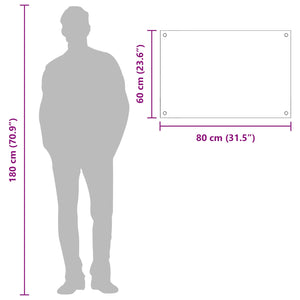 Πλάτη κουζίνας Κίτρινο 80 x 60 cm σκληρυμένο γυαλί - Pakobazaar