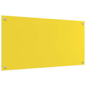 Πίσω Πάνελ Κουζίνας Κίτρινο 100 x 50 cm σκληρυμένο γυαλί - Pakobazaar