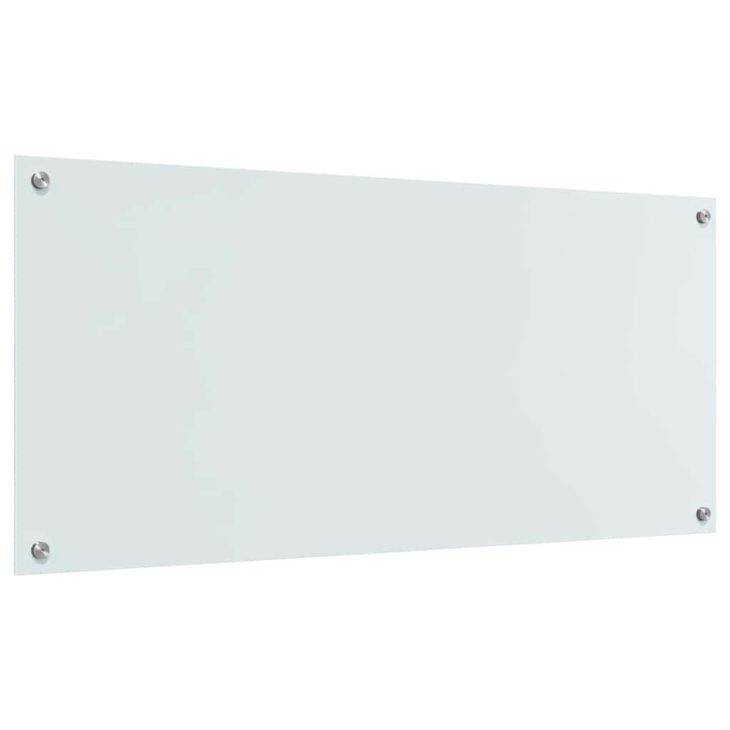 Πλάτη κουζίνας Λευκό 110 x 50 cm σκληρυμένο γυαλί