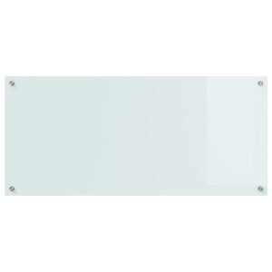 Πλάτη κουζίνας Λευκό 110 x 50 cm σκληρυμένο γυαλί