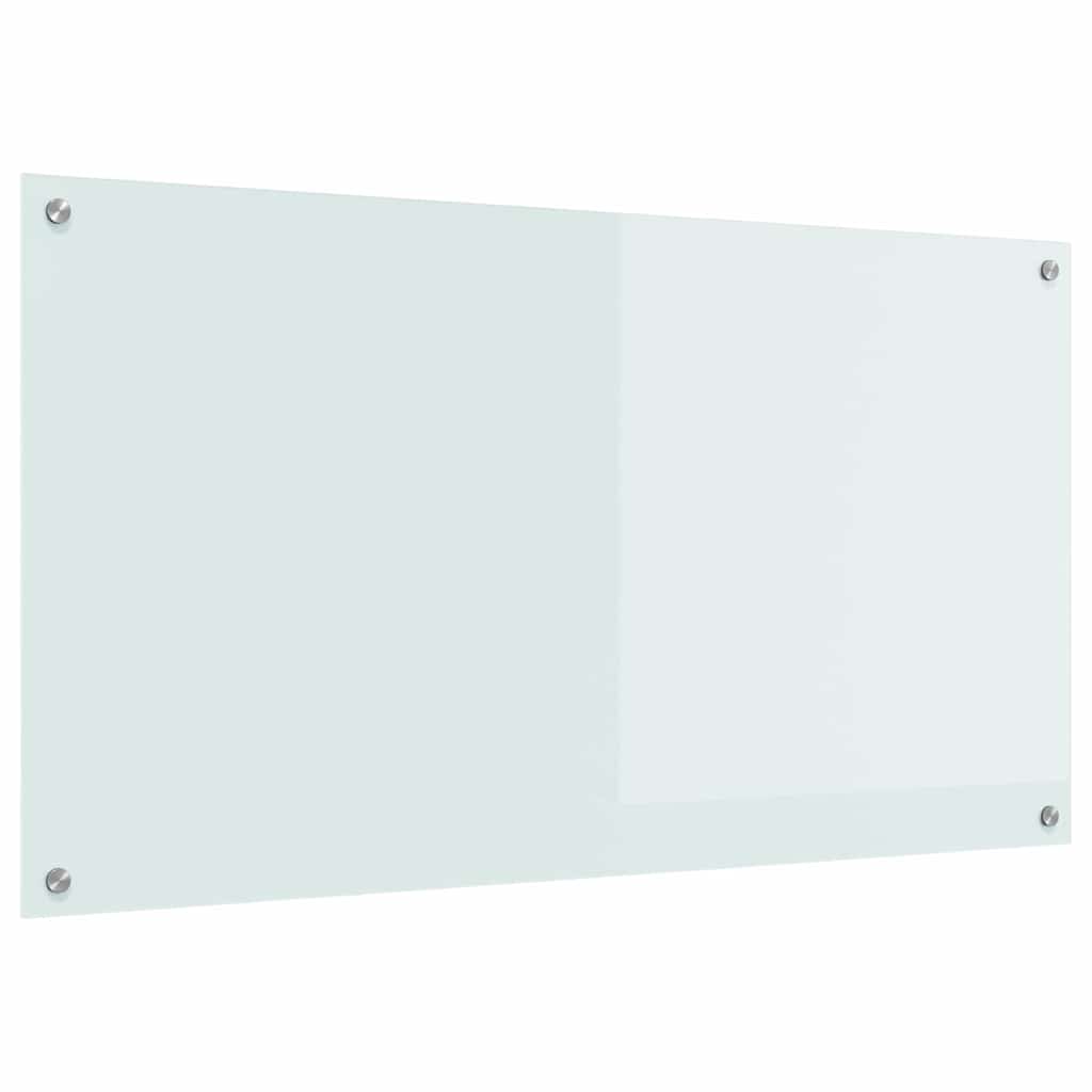 Πίσω Πάνελ Κουζίνας Λευκό 110 x 60 cm σκληρυμένο γυαλί - Pakobazaar