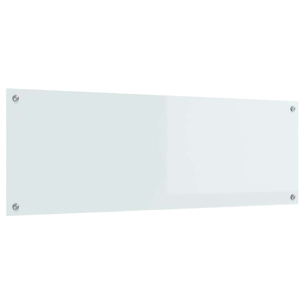 Πίσω Πάνελ Κουζίνας Λευκό 120 x 40 cm σκληρυμένο γυαλί - Pakobazaar