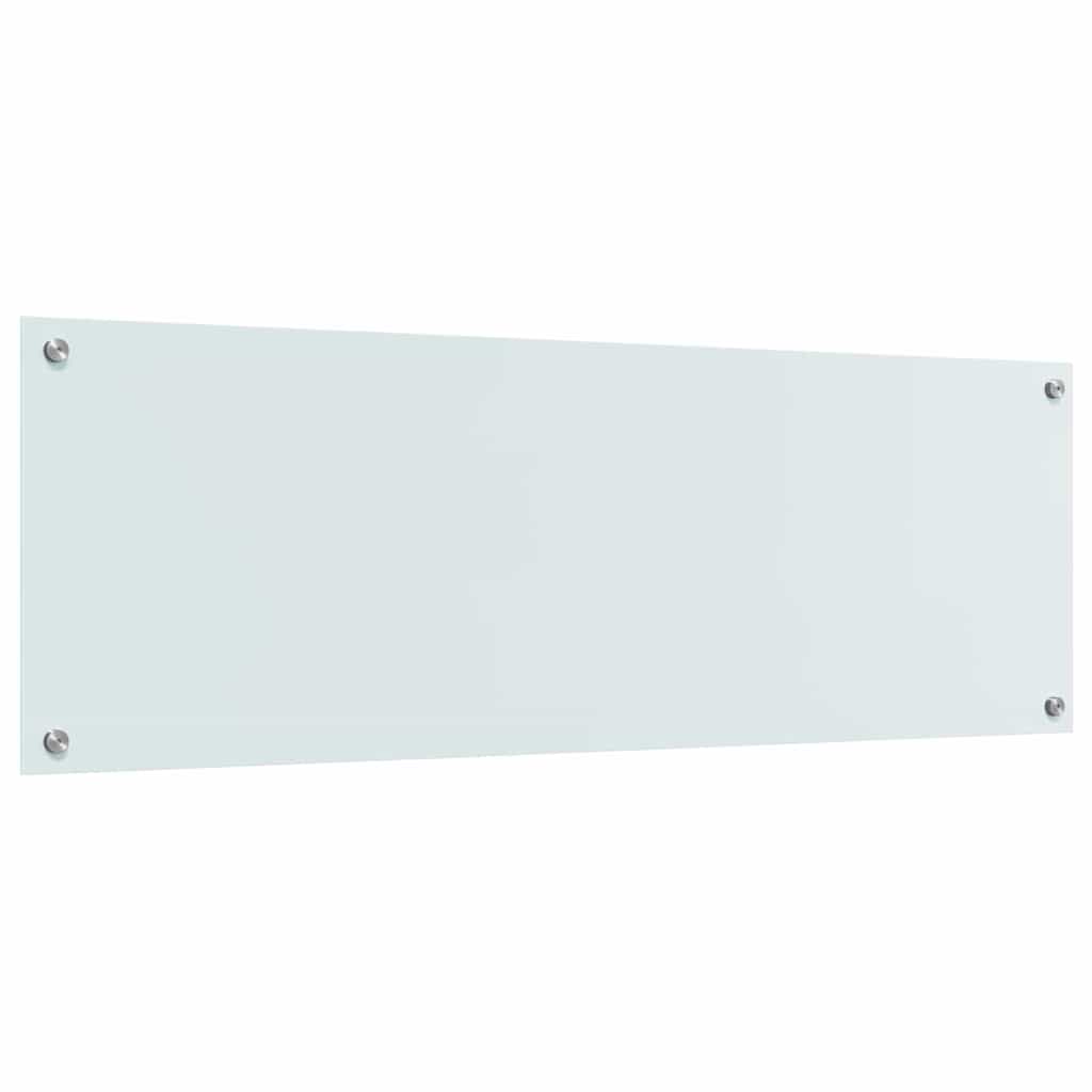 Πίσω Πάνελ Κουζίνας Λευκό 120 x 40 cm σκληρυμένο γυαλί - Pakobazaar