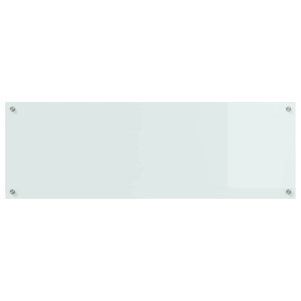 Πίσω Πάνελ Κουζίνας Λευκό 120 x 40 cm σκληρυμένο γυαλί - Pakobazaar