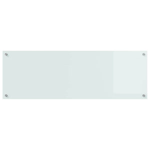 Πίσω Πάνελ Κουζίνας Λευκό 120 x 40 cm σκληρυμένο γυαλί - Pakobazaar