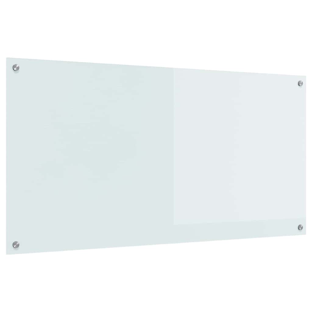 Πλάτη κουζίνας Λευκό 120 x 60 cm σκληρυμένο γυαλί