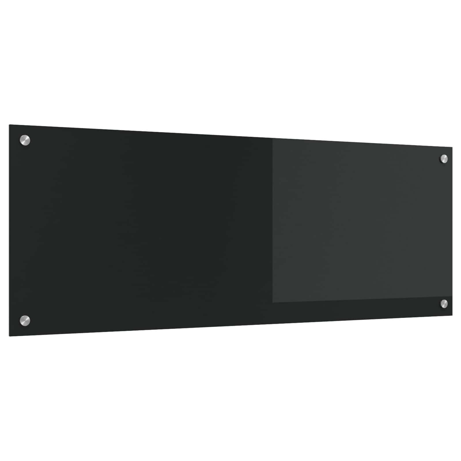 Πίσω Πάνελ Κουζίνας Μαύρο 110 x 40 cm σκληρυμένο γυαλί - Pakobazaar
