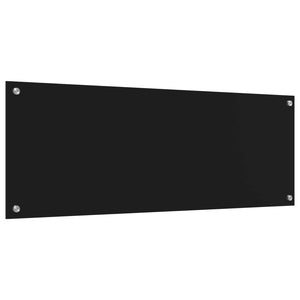 Πίσω Πάνελ Κουζίνας Μαύρο 110 x 40 cm σκληρυμένο γυαλί - Pakobazaar