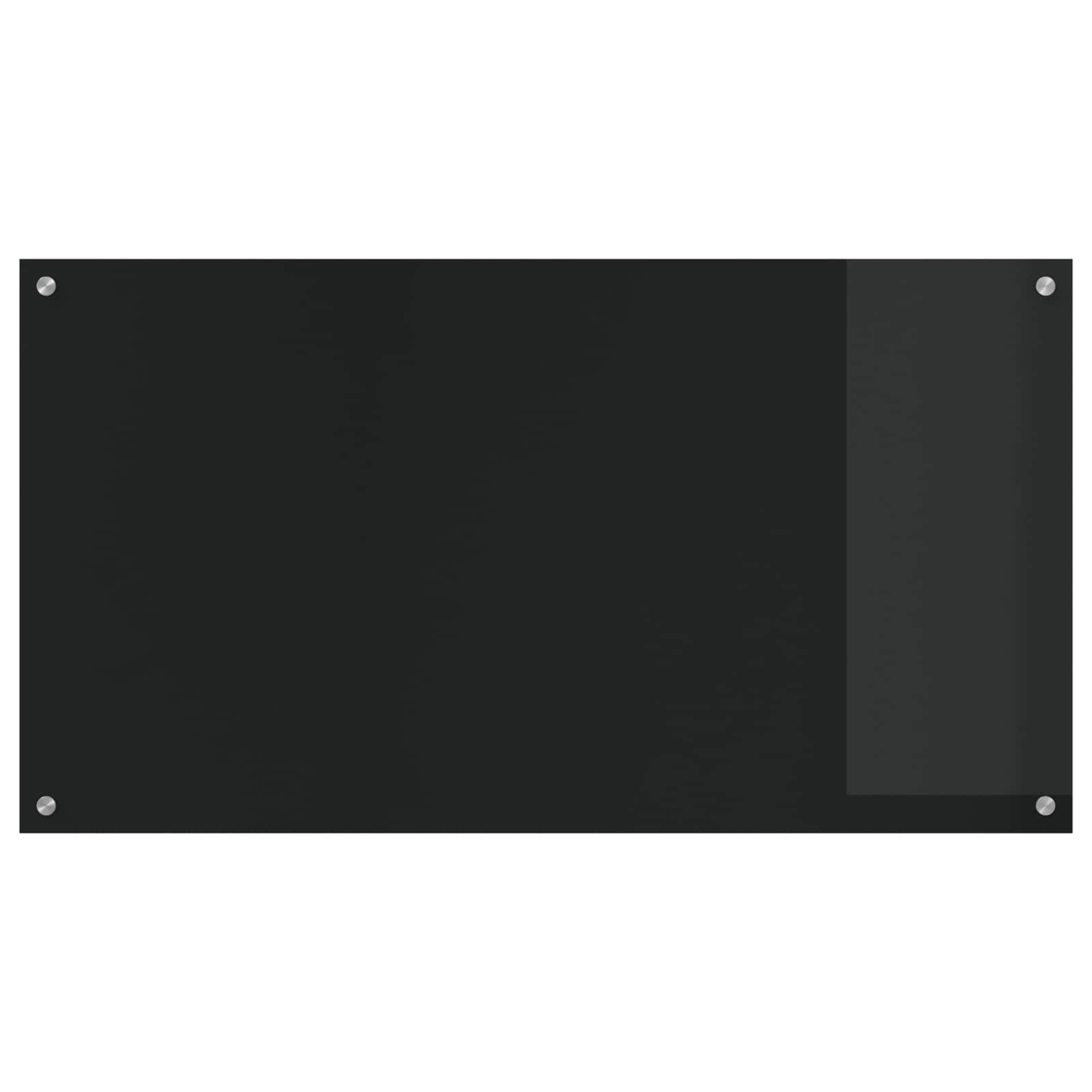 Πλάτη κουζίνας Μαύρο 110 x 60 cm σκληρυμένο γυαλί - Pakobazaar