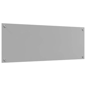 Πλάτη κουζίνας Ανοιχτό γκρι 110 x 40 cm σκληρυμένο γυαλί - Pakobazaar