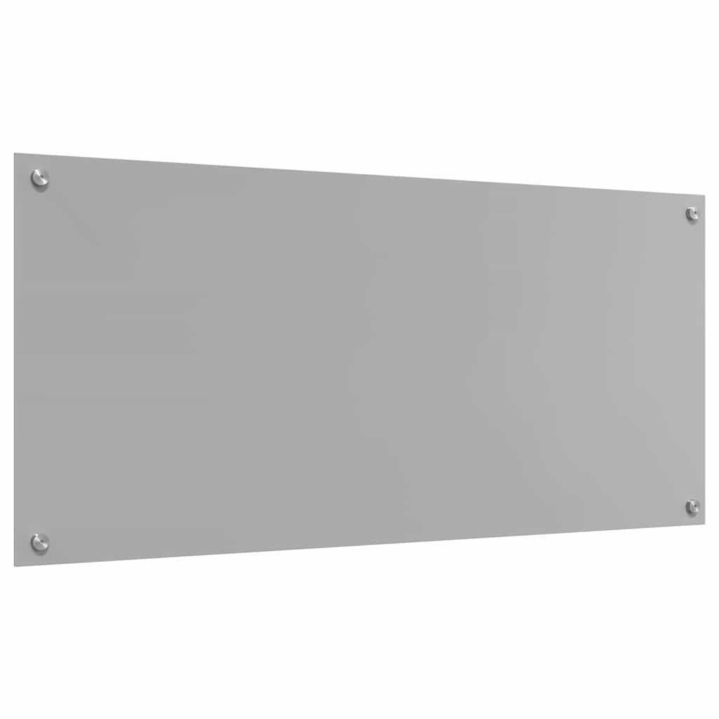 Πλάτη κουζίνας Ανοιχτό γκρι 110 x 50 cm σκληρυμένο γυαλί