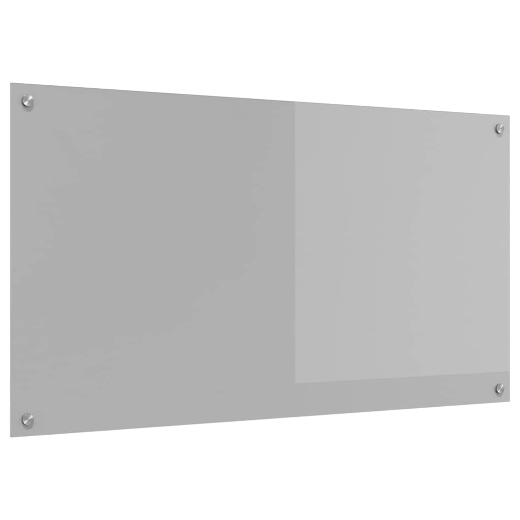 Πίσω Πάνελ Κουζίνας Ανοιχτό γκρι 110 x 60 cm σκληρυμένο γυαλί - Pakobazaar