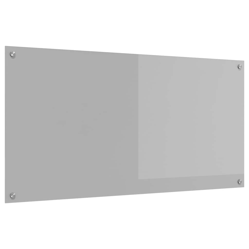 Πλάτη κουζίνας Ανοιχτό γκρι 120 x 60 cm σκληρυμένο γυαλί
