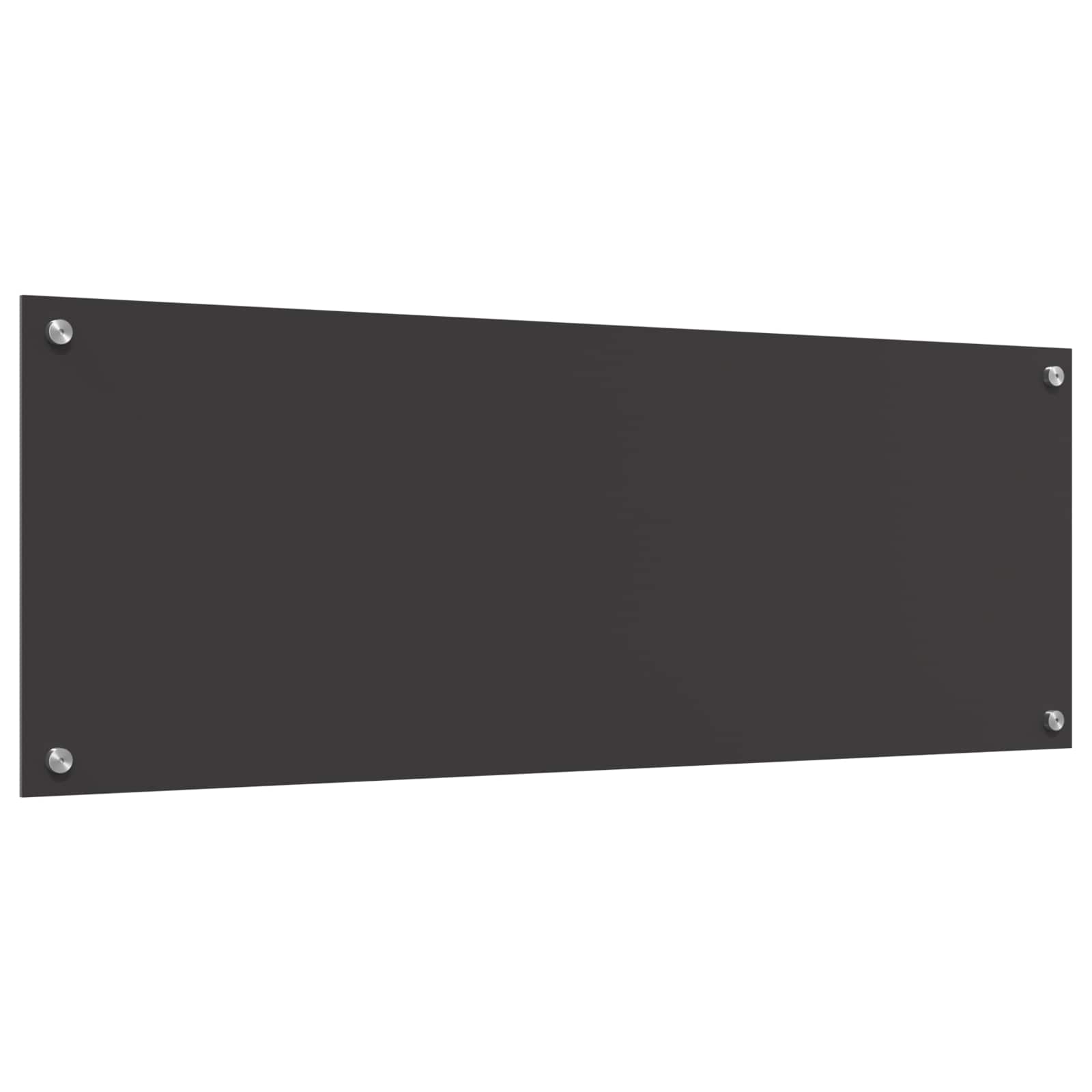Πίσω Πάνελ Κουζίνας Σκούρο Γκρι 110 x 40 cm σκληρυμένο γυαλί - Pakobazaar