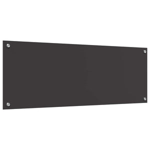 Πίσω Πάνελ Κουζίνας Σκούρο Γκρι 110 x 40 cm σκληρυμένο γυαλί - Pakobazaar