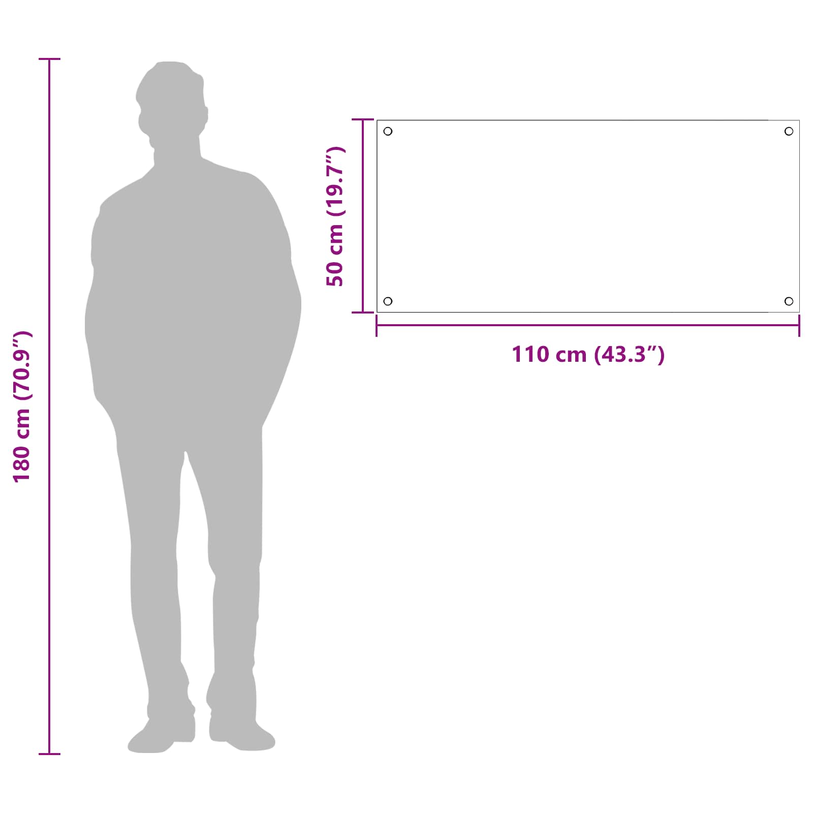 Πίσω Πάνελ Κουζίνας Σκούρο Γκρι 110 x 50 cm σκληρυμένο γυαλί - Pakobazaar