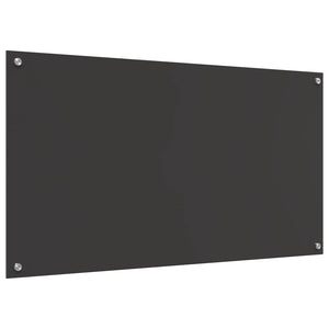 Πλάτη κουζίνας Σκούρο Γκρι 110 x 60 cm σκληρυμένο γυαλί - Pakobazaar