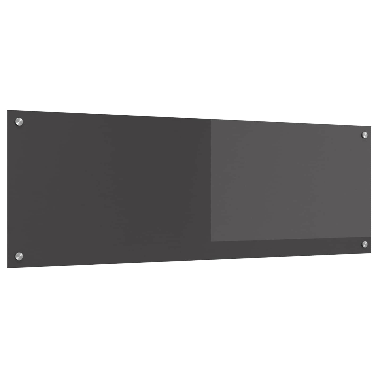 Πλάτη κουζίνας Σκούρο Γκρι 120 x 40 cm σκληρυμένο γυαλί - Pakobazaar