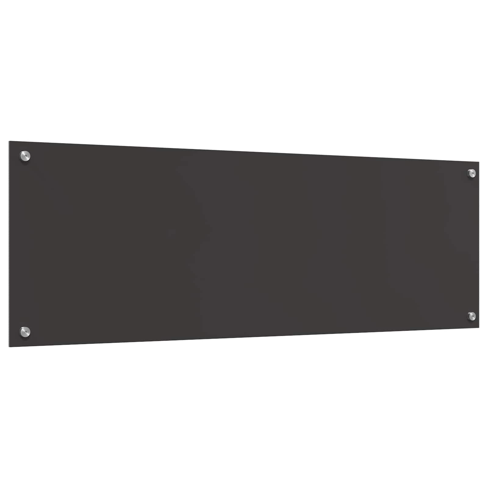 Πλάτη κουζίνας Σκούρο Γκρι 120 x 40 cm σκληρυμένο γυαλί - Pakobazaar