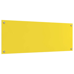 Πλάτη κουζίνας Κίτρινο 110 x 40 cm σκληρυμένο γυαλί - Pakobazaar