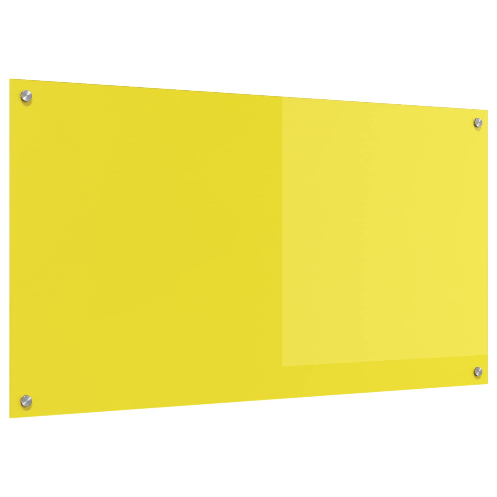 Πλάτη κουζίνας Κίτρινο 110 x 60 cm σκληρυμένο γυαλί - Pakobazaar