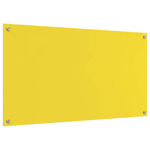 Πλάτη κουζίνας Κίτρινο 110 x 60 cm σκληρυμένο γυαλί - Pakobazaar
