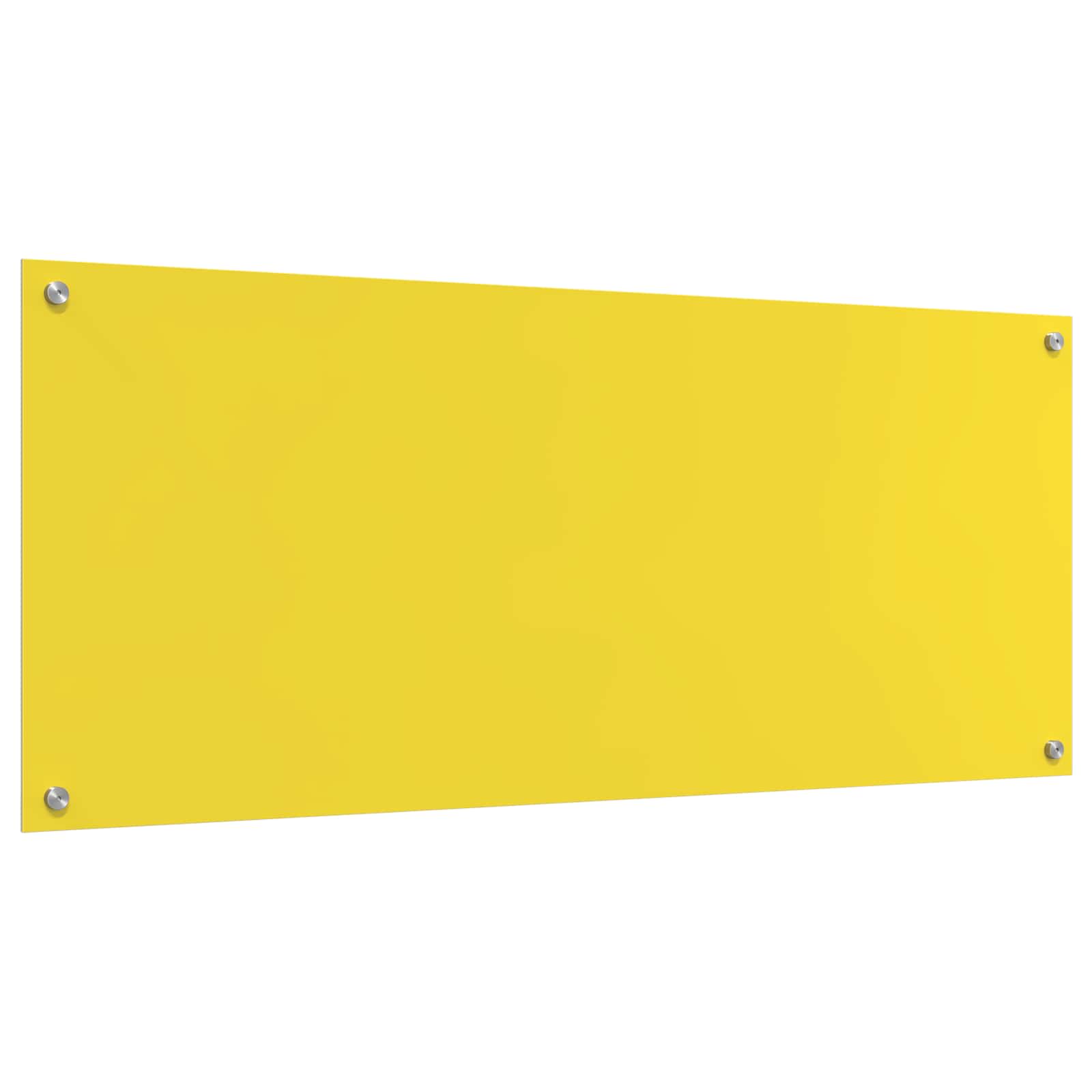Πλάτη κουζίνας Κίτρινο 120 x 50 cm σκληρυμένο γυαλί