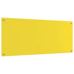 Πλάτη κουζίνας Κίτρινο 120 x 50 cm σκληρυμένο γυαλί