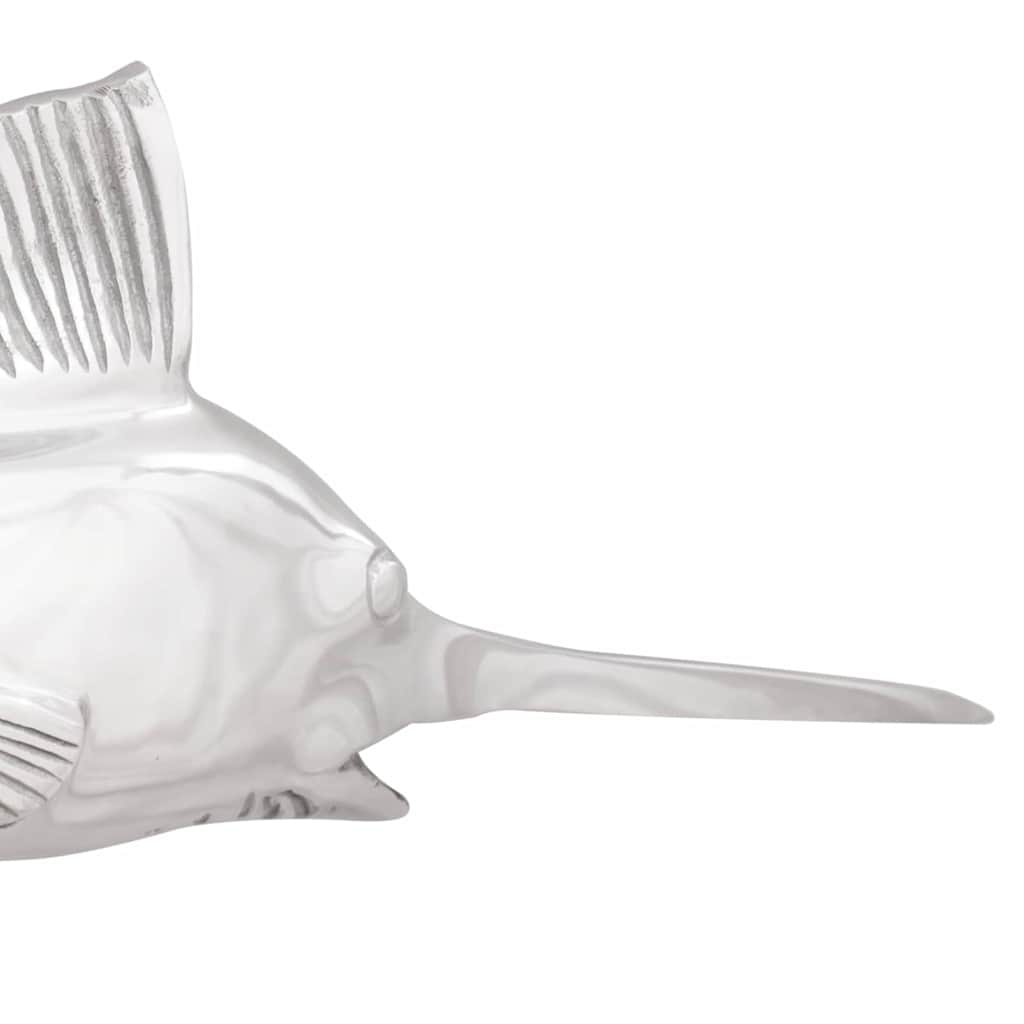 Γλυπτική Ασημί 91 x 8 x 26 εκ Αλουμίνιο - Pakobazaar