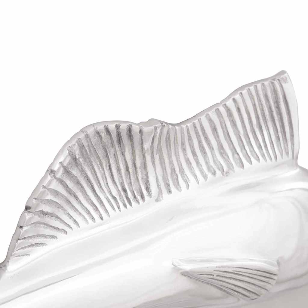 Γλυπτική Ασημί 91 x 8 x 26 εκ Αλουμίνιο - Pakobazaar