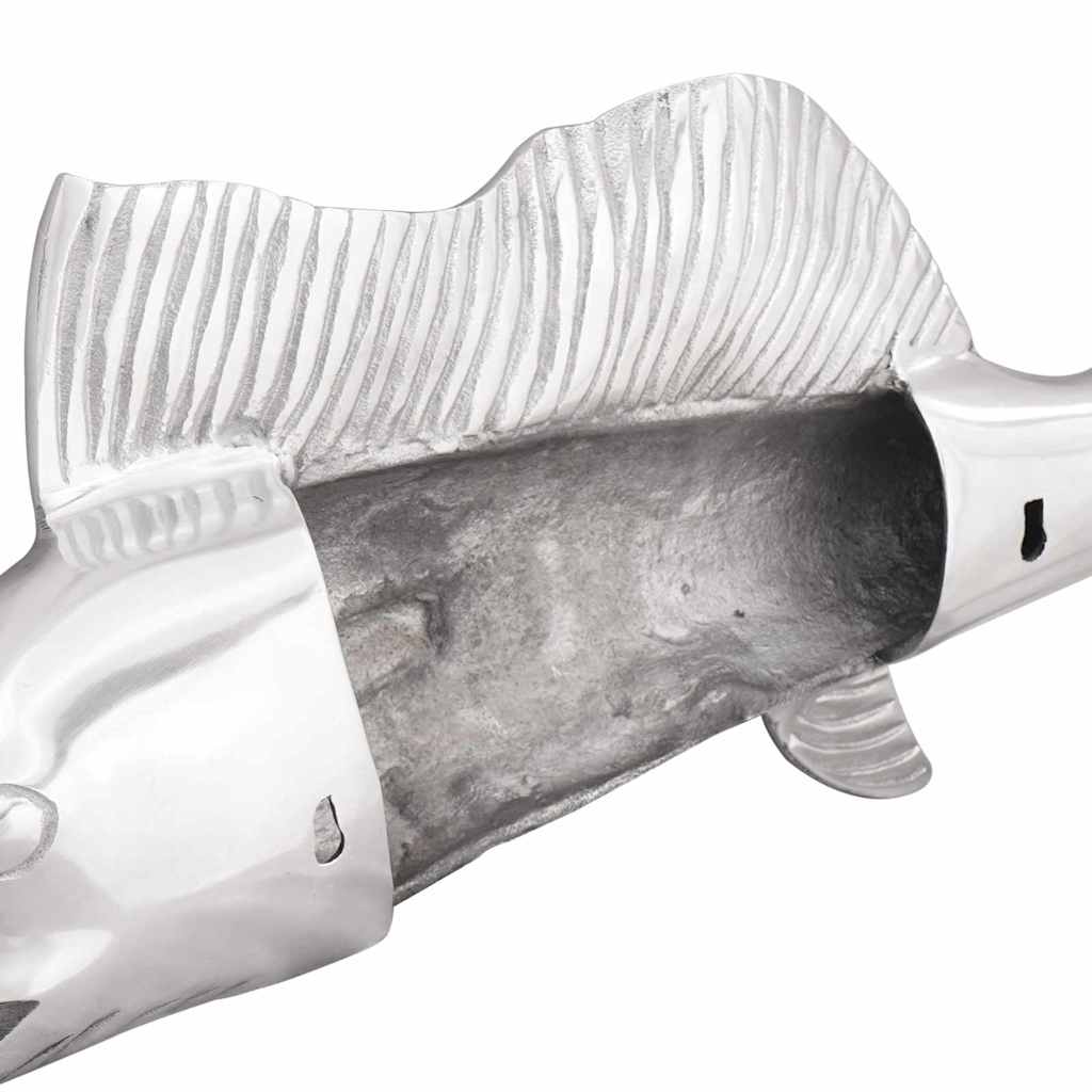 Γλυπτική Ασημί 91 x 8 x 26 εκ Αλουμίνιο - Pakobazaar