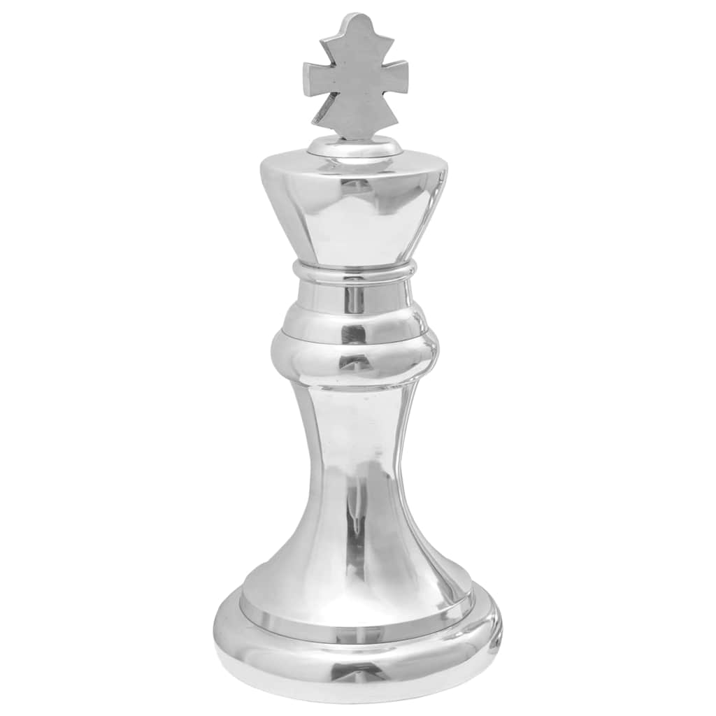 Γλυπτά 2 pcs Ασημί 17 x 17 x 42 εκ. Αλουμίνιο - Pakobazaar