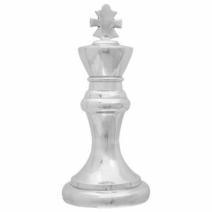 Γλυπτά 2 pcs Ασημί 17 x 17 x 42 εκ. Αλουμίνιο - Pakobazaar