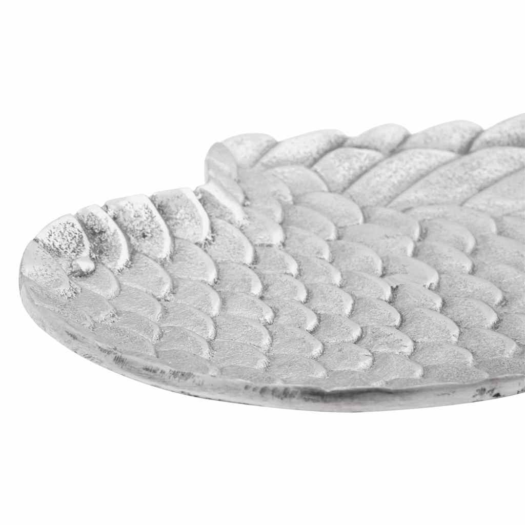 Καλάθι Φρούτων 2 pcs Ασημί 40 x 18 x 2.5 εκ. Αλουμίνιο