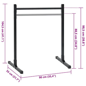 Σταθμός Βύθισης 2 τμχ. Μαύρο 55 x 90 x 104.5 εκ. - Pakobazaar