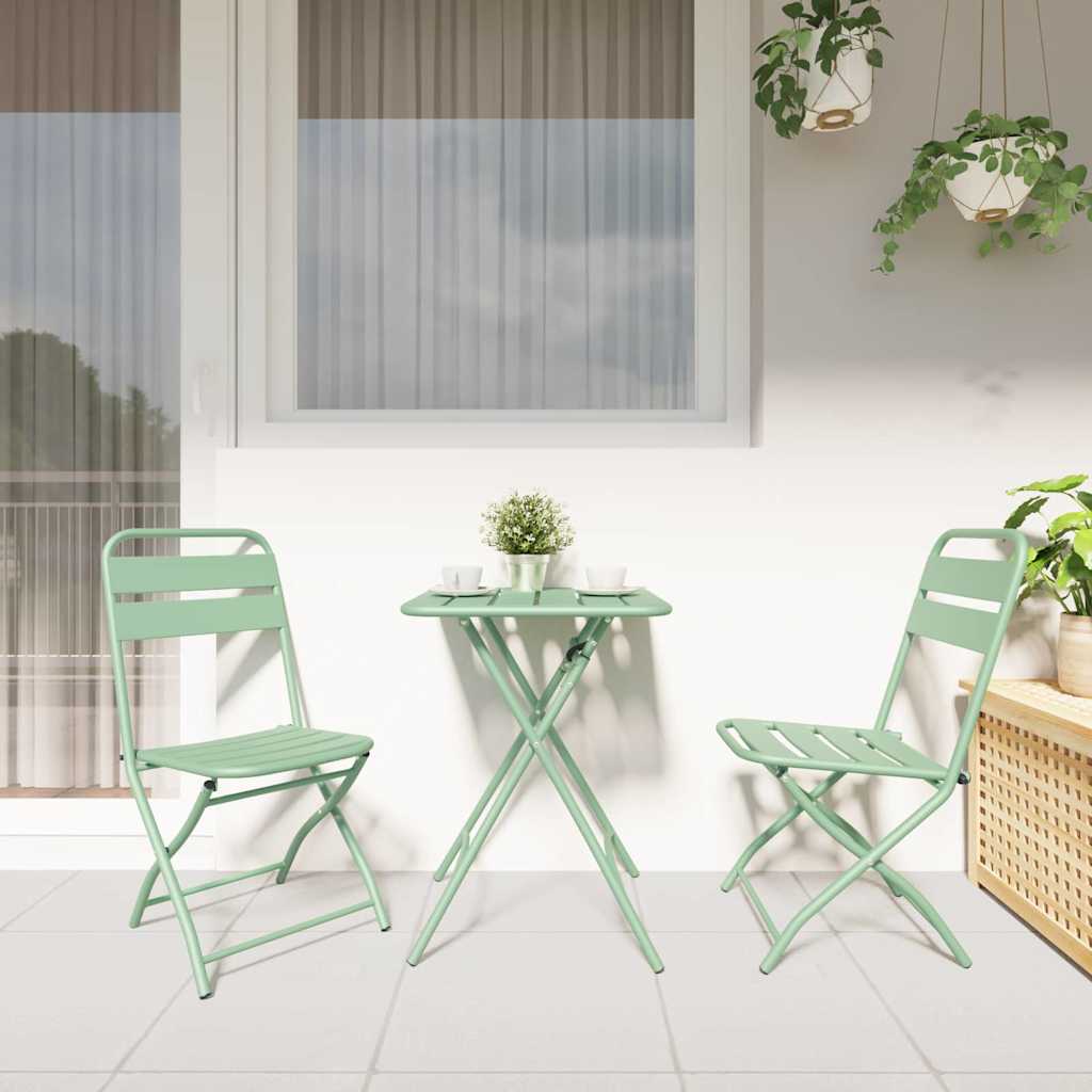 Πτυσσόμενη Καρέκλα Κήπου 2 pcs Απαλό μέint 42 x 52 x 82εκ