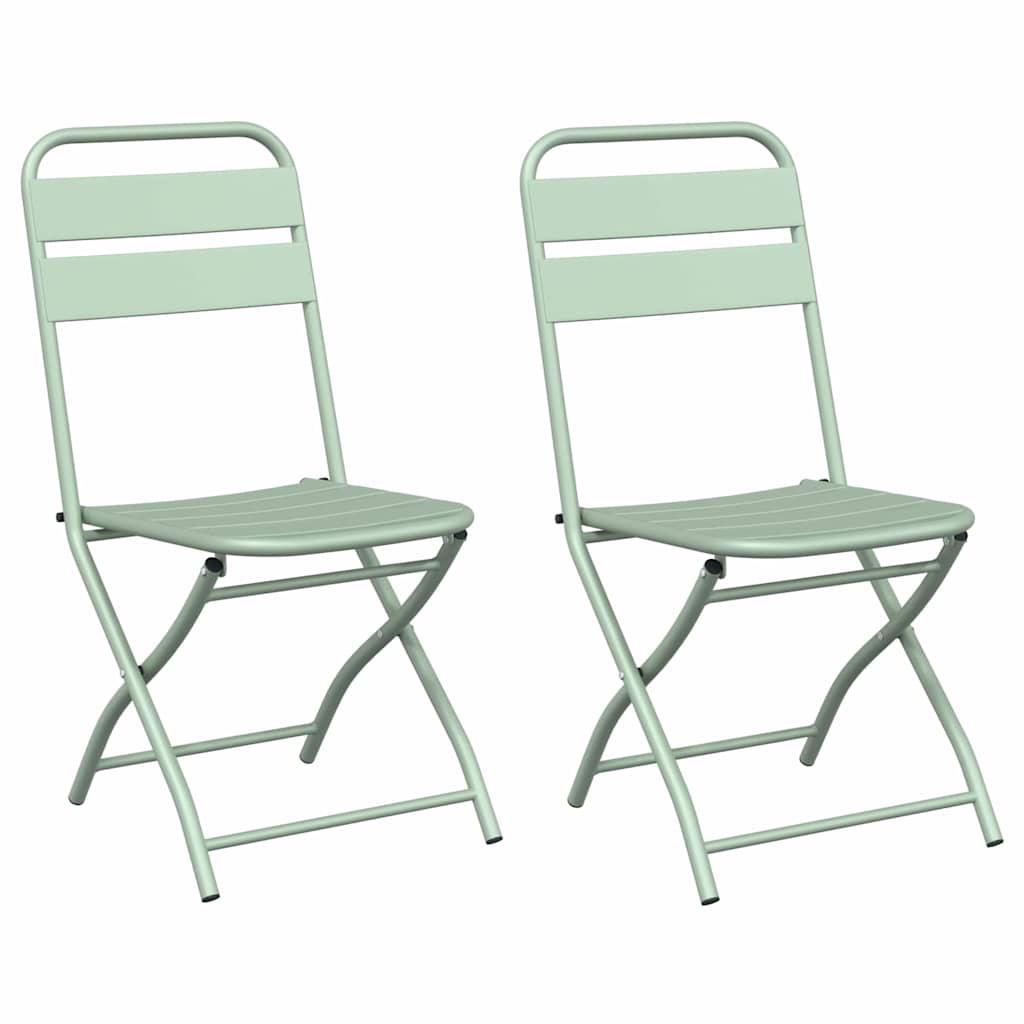 Πτυσσόμενη Καρέκλα Κήπου 2 pcs Απαλό μέint 42 x 52 x 82εκ